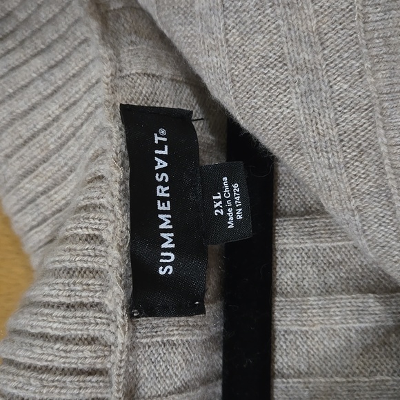 Summersalt Ribbed Knit Collared Sweater - Picture 2 of 4